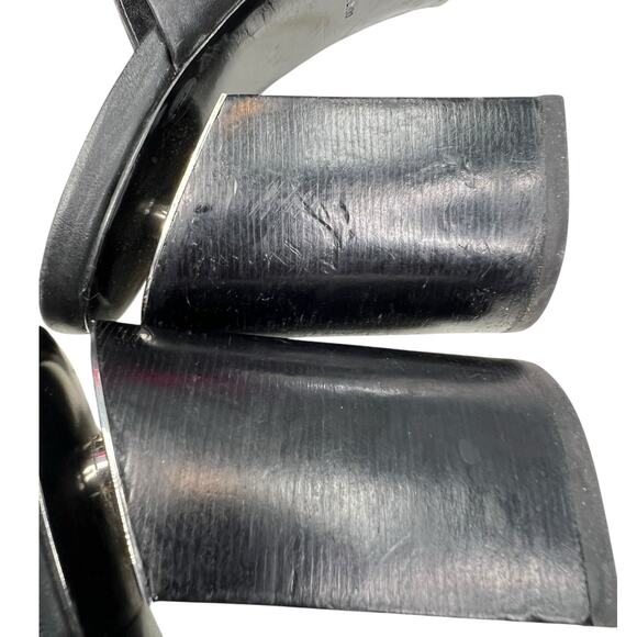 Alexander Wang Women’s Avery Black Leather Block Heel Mules Size 38.5 US 8.5 - Picture 11 of 14